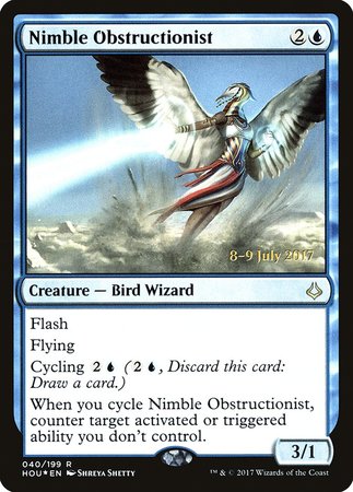 Nimble Obstructionist [Hour of Devastation Promos] | Lots Moore NSW