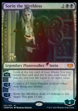 Sorin the Mirthless [Innistrad: Crimson Vow Prerelease Promos] | Lots Moore NSW