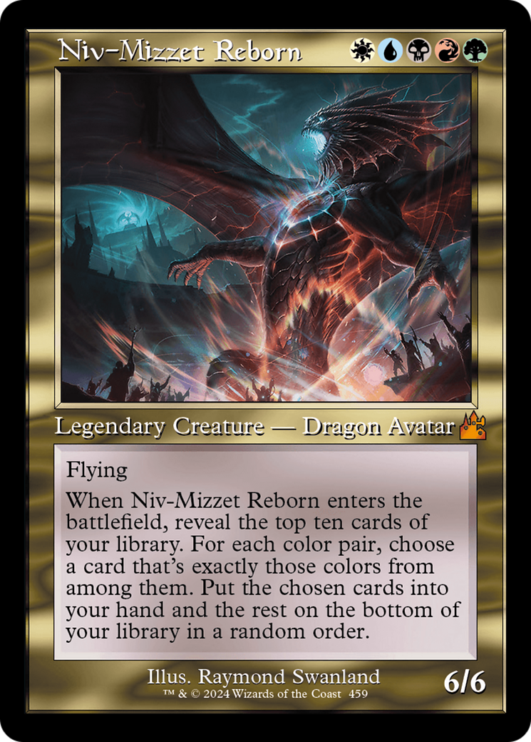 Niv-Mizzet Reborn (Retro Frame) [Ravnica Remastered] | Lots Moore NSW