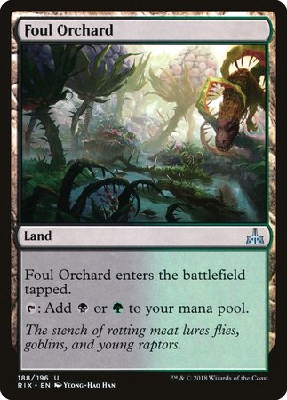 Foul Orchard [Rivals of Ixalan] | Lots Moore NSW