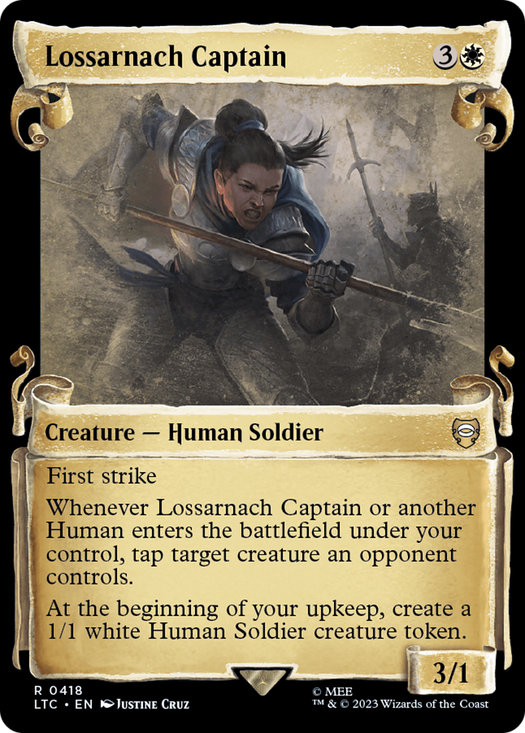 Lossarnach Captain [The Lord of the Rings: Tales of Middle-Earth Commander Showcase Scrolls] | Lots Moore NSW