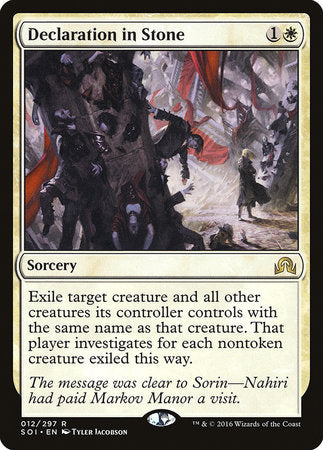 Declaration in Stone [Shadows over Innistrad] | Lots Moore NSW
