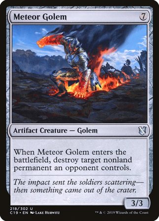 Meteor Golem [Commander 2019] | Lots Moore NSW