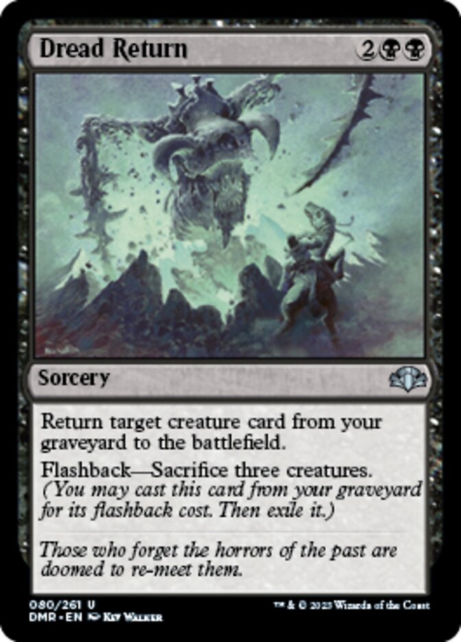 Dread Return [Dominaria Remastered] | Lots Moore NSW