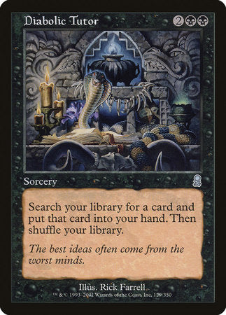 Diabolic Tutor [Odyssey] | Lots Moore NSW