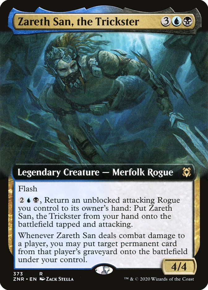 Zareth San, the Trickster (Extended Art) [Zendikar Rising] | Lots Moore NSW