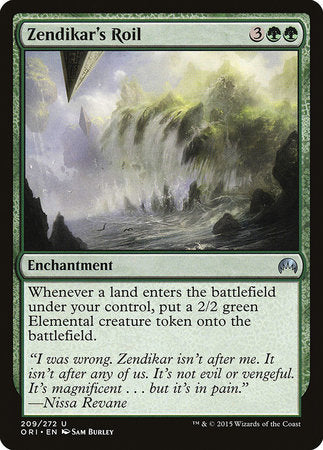 Zendikar's Roil [Magic Origins] | Lots Moore NSW