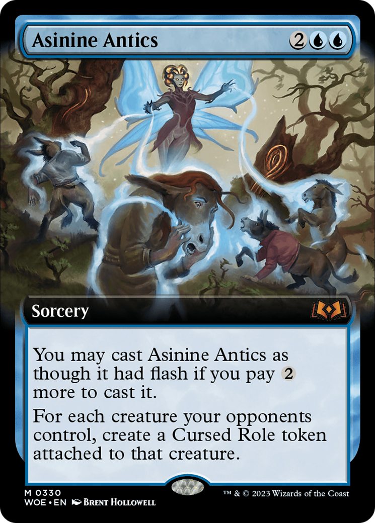 Asinine Antics (Extended Art) [Wilds of Eldraine] | Lots Moore NSW