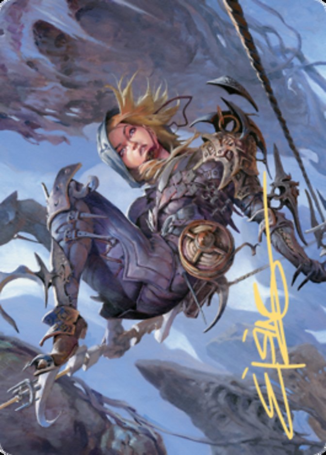 Blackbloom Rogue Art Card (Gold-Stamped Signature) [Zendikar Rising Art Series] | Lots Moore NSW