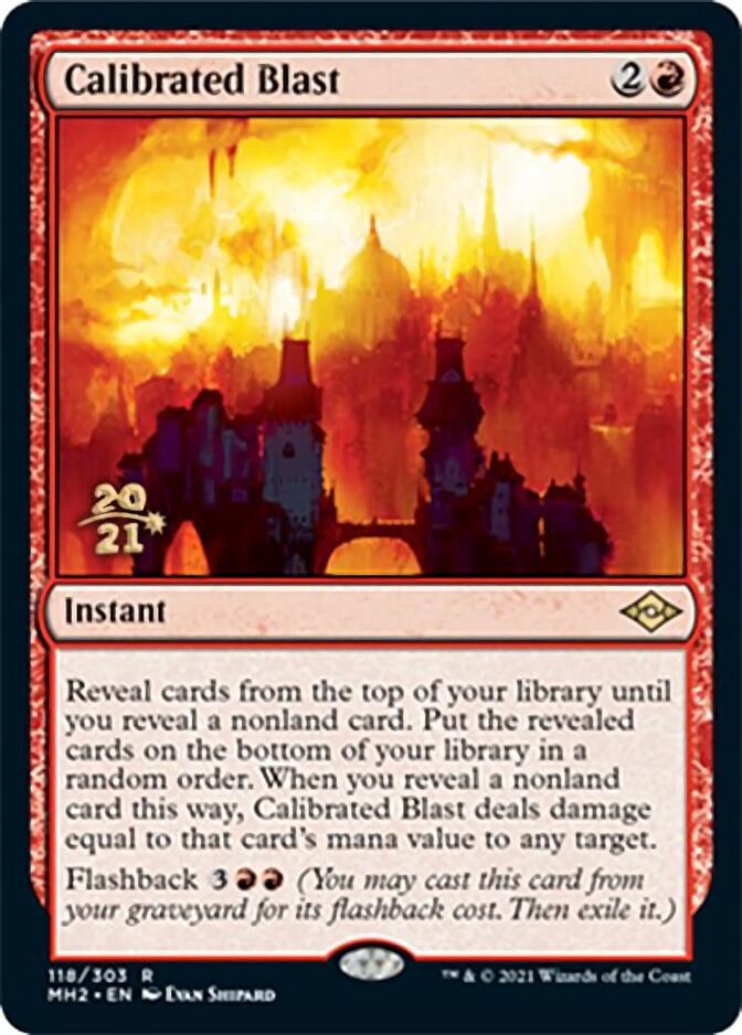 Calibrated Blast [Modern Horizons 2 Prerelease Promos] | Lots Moore NSW