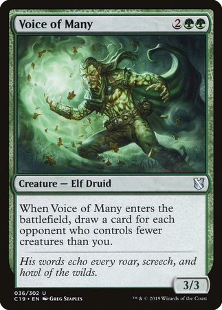 Voice of Many [Commander 2019] | Lots Moore NSW