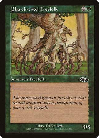 Blanchwood Treefolk [Urza's Saga] | Lots Moore NSW