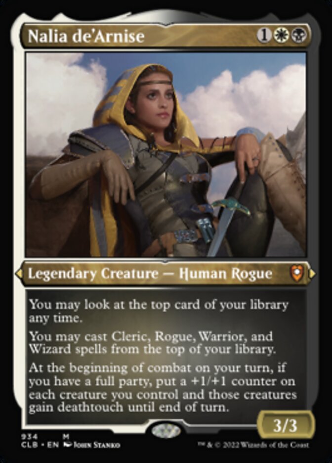 Nalia de'Arnise (Display Commander) (Foil Etched) [Commander Legends: Battle for Baldur's Gate] | Lots Moore NSW