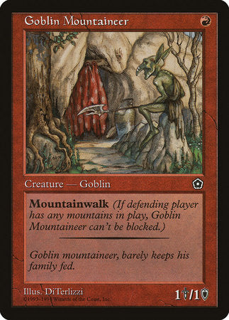 Goblin Mountaineer [Portal Second Age] | Lots Moore NSW