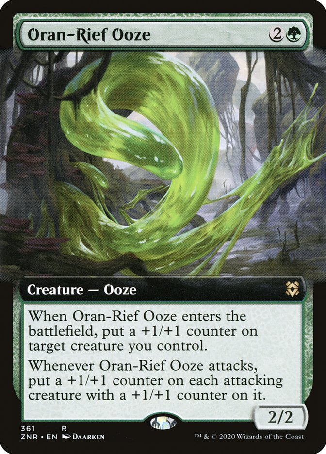 Oran-Rief Ooze (Extended Art) [Zendikar Rising] | Lots Moore NSW