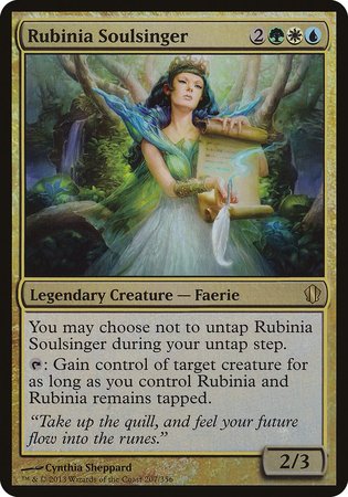 Rubinia Soulsinger (Commander 2013) [Commander 2013 Oversized] | Lots Moore NSW