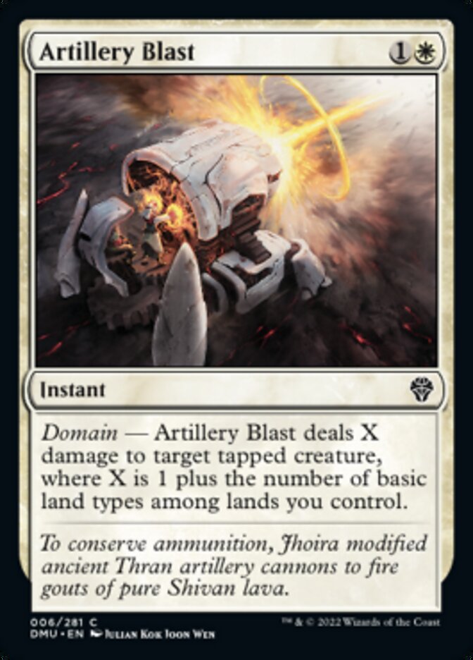 Artillery Blast [Dominaria United] | Lots Moore NSW