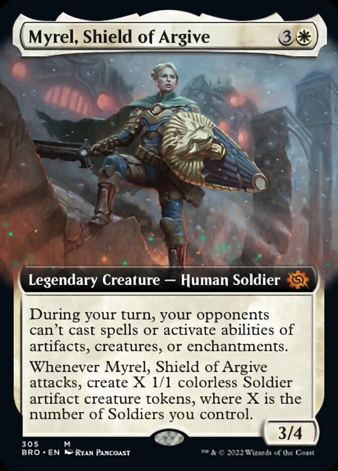 Myrel, Shield of Argive (Extended Art) [The Brothers' War] | Lots Moore NSW