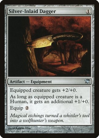 Silver-Inlaid Dagger [Innistrad] | Lots Moore NSW