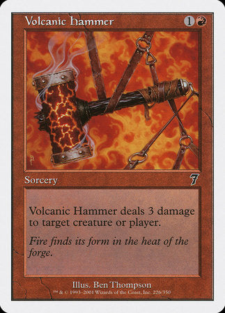 Volcanic Hammer [Seventh Edition] | Lots Moore NSW