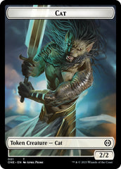 Bird // Cat Double-Sided Token [Phyrexia: All Will Be One Commander Tokens] | Lots Moore NSW