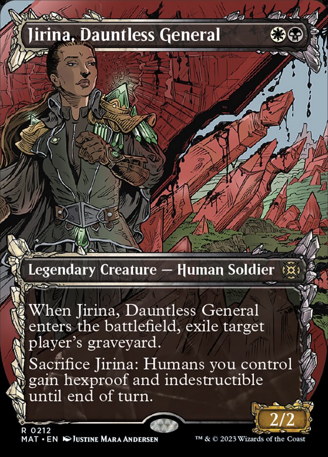 Jirina, Dauntless General (Showcase Halo Foil) [March of the Machine: The Aftermath] | Lots Moore NSW