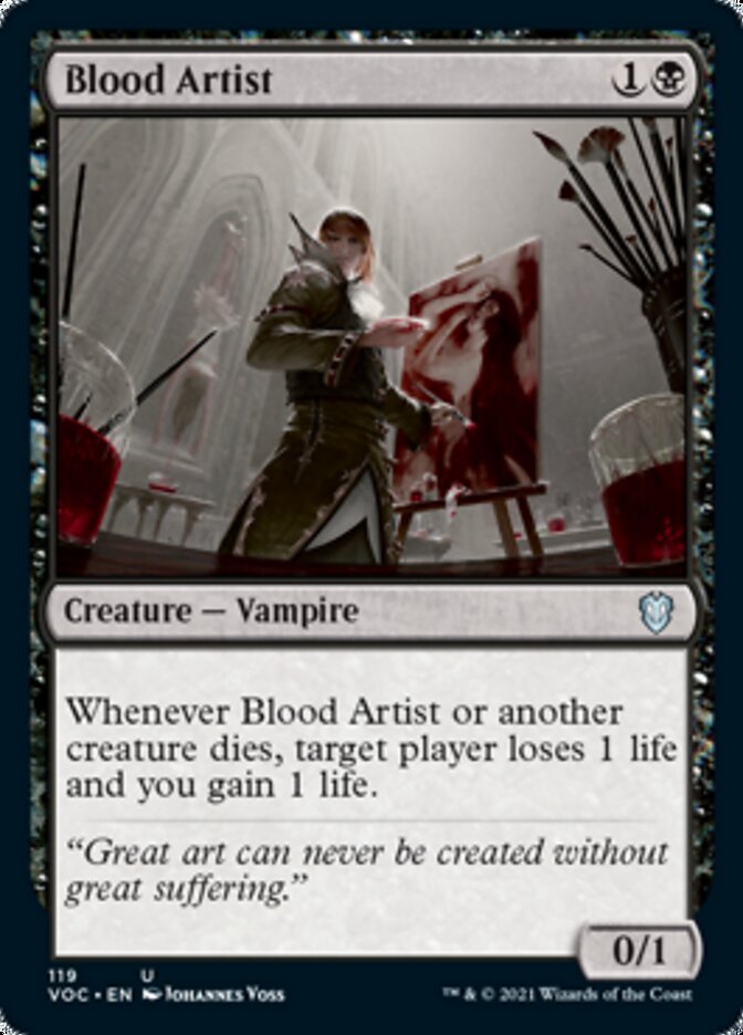 Blood Artist [Innistrad: Crimson Vow Commander] | Lots Moore NSW