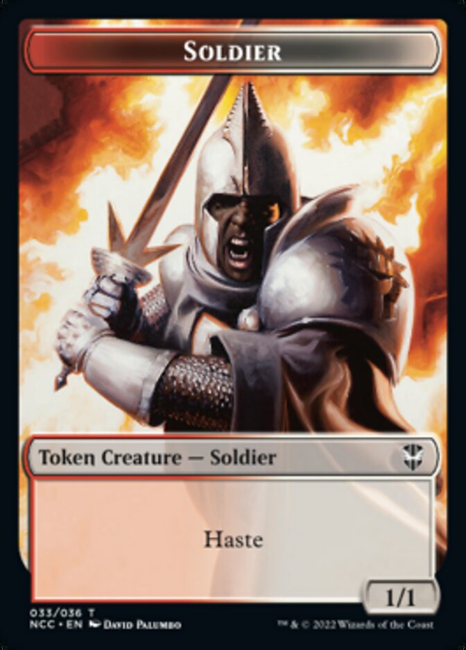 Soldier (33) // Devil Double-sided Token [Streets of New Capenna Commander Tokens] | Lots Moore NSW