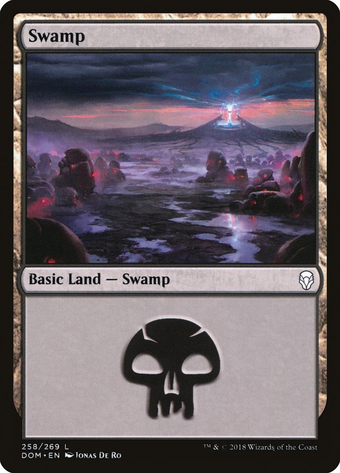 Swamp (258) [Dominaria] | Lots Moore NSW