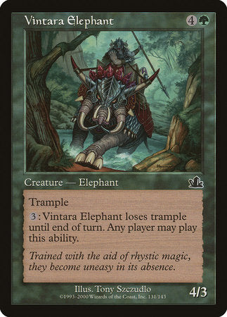 Vintara Elephant [Prophecy] | Lots Moore NSW