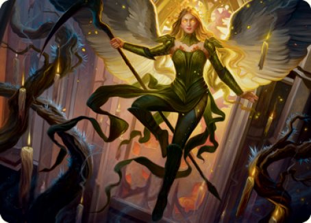 Sigarda, Champion of Light Art Card [Innistrad: Midnight Hunt Art Series] | Lots Moore NSW