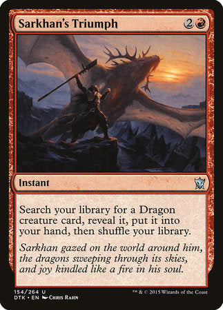Sarkhan's Triumph [Dragons of Tarkir] | Lots Moore NSW