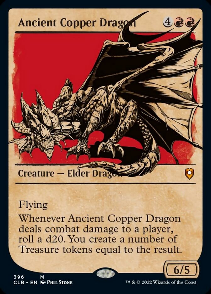 Ancient Copper Dragon (Showcase) [Commander Legends: Battle for Baldur's Gate] | Lots Moore NSW