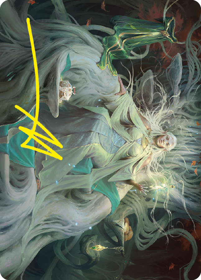 Galadriel, Gift-Giver Art Card (Gold-Stamped Signature) [The Lord of the Rings: Tales of Middle-earth Art Series] | Lots Moore NSW