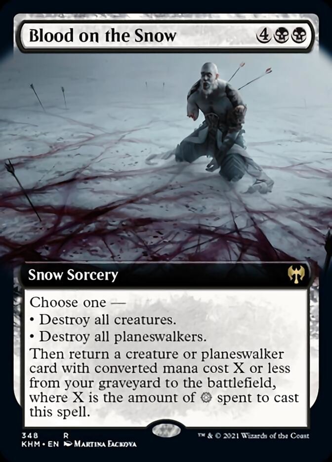 Blood on the Snow (Extended Art) [Kaldheim] | Lots Moore NSW