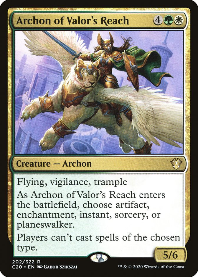 Archon of Valor's Reach [Commander 2020] | Lots Moore NSW