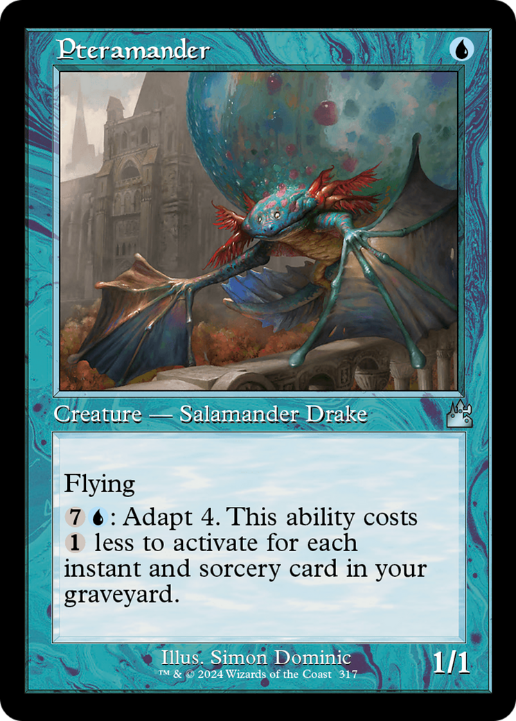 Pteramander (Retro Frame) [Ravnica Remastered] | Lots Moore NSW