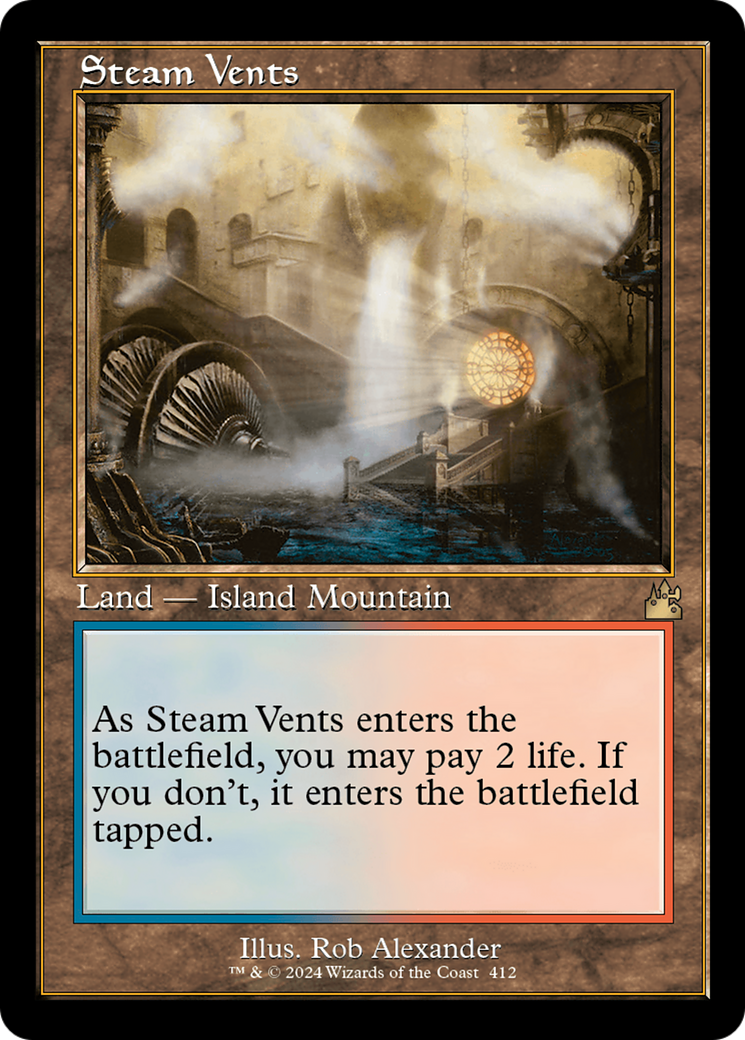 Steam Vents (Retro) [Ravnica Remastered] | Lots Moore NSW