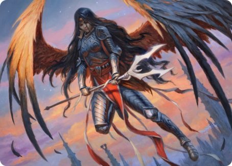 Liesa, Forgotten Archangel Art Card [Innistrad: Midnight Hunt Art Series] | Lots Moore NSW