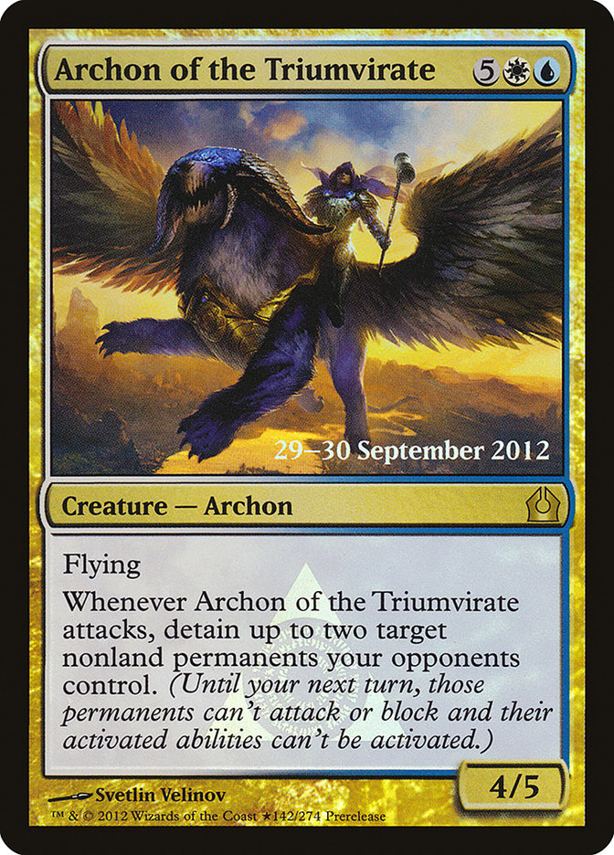 Archon of the Triumvirate [Return to Ravnica Prerelease Promos] | Lots Moore NSW