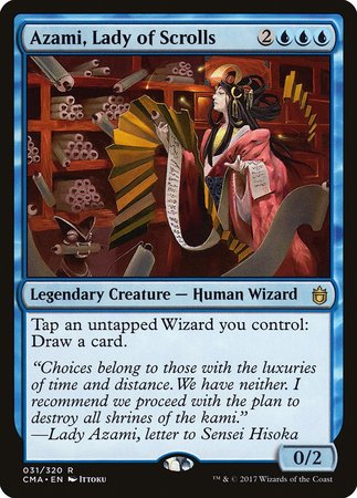 Azami, Lady of Scrolls [Commander Anthology] | Lots Moore NSW