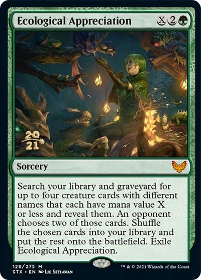 Ecological Appreciation [Strixhaven: School of Mages Prerelease Promos] | Lots Moore NSW