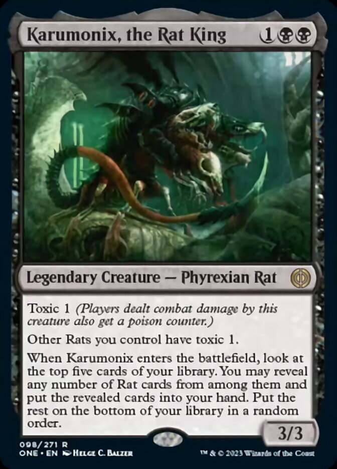 Karumonix, the Rat King [Phyrexia: All Will Be One] | Lots Moore NSW