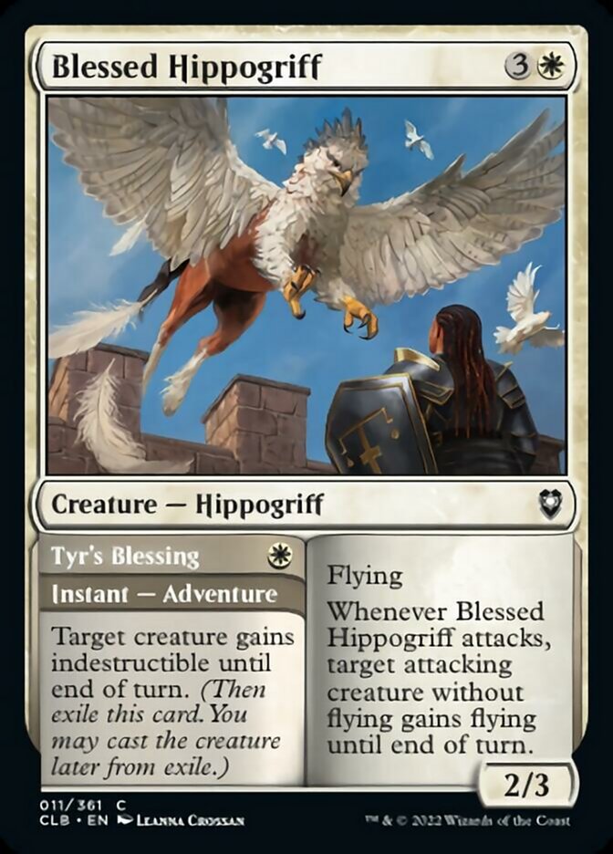 Blessed Hippogriff // Tyr's Blessing [Commander Legends: Battle for Baldur's Gate] | Lots Moore NSW