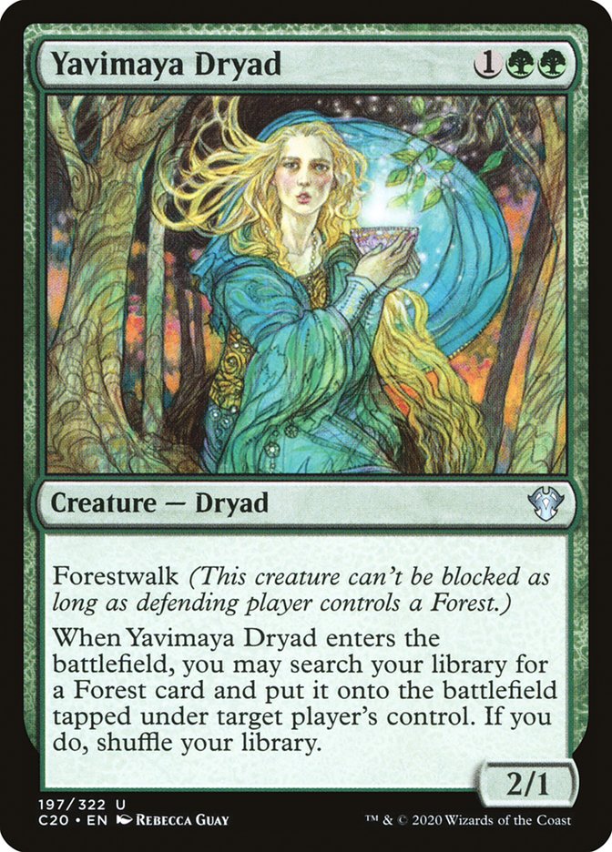 Yavimaya Dryad [Commander 2020] | Lots Moore NSW