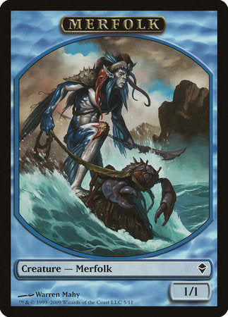 Merfolk Token [Zendikar Tokens] | Lots Moore NSW