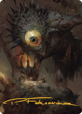 Nothic Art Card (Gold-Stamped Signature) [Commander Legends: Battle for Baldur's Gate Art Series] | Lots Moore NSW