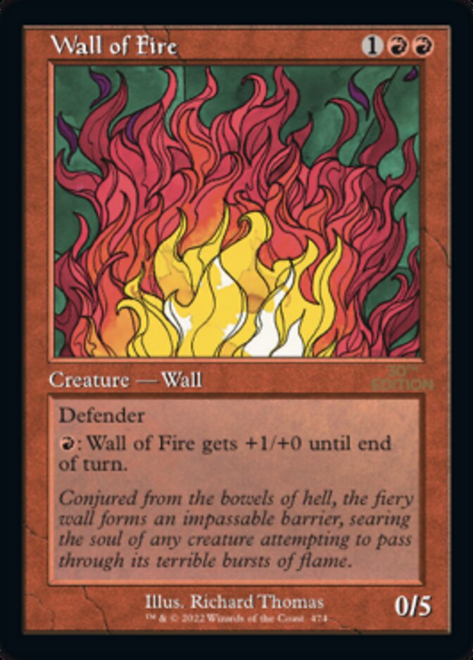 Wall of Fire (Retro) [30th Anniversary Edition] | Lots Moore NSW