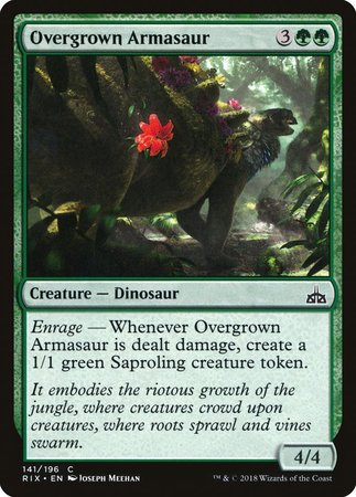 Overgrown Armasaur [Rivals of Ixalan] | Lots Moore NSW