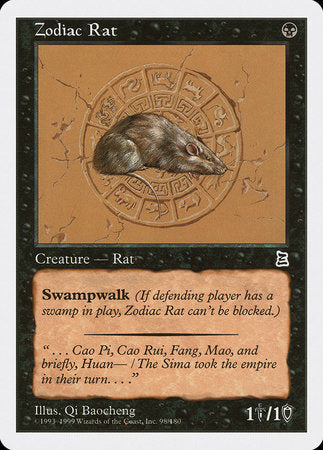 Zodiac Rat [Portal Three Kingdoms] | Lots Moore NSW